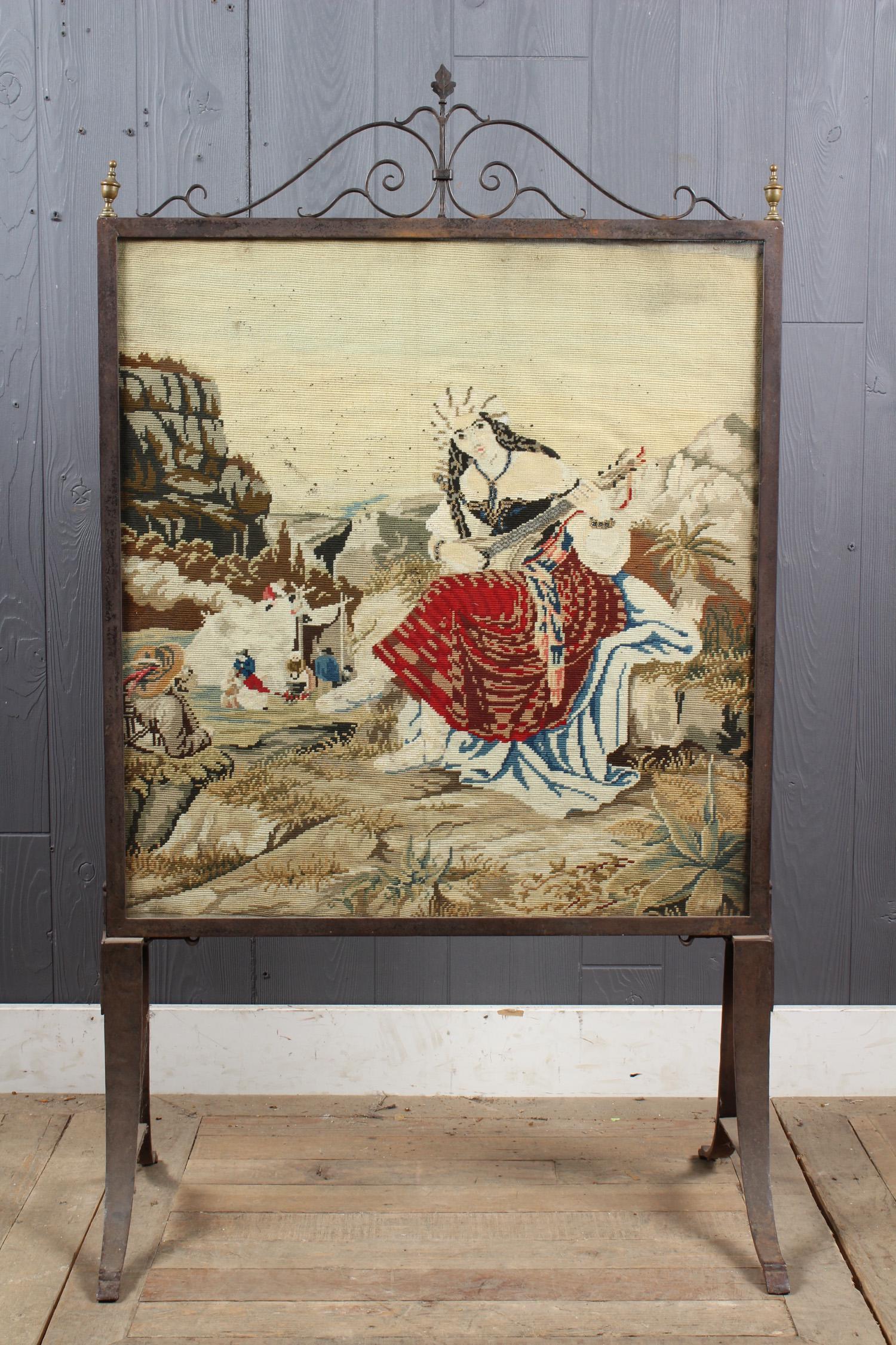 Wrought Iron Firescreen (1 of 4)