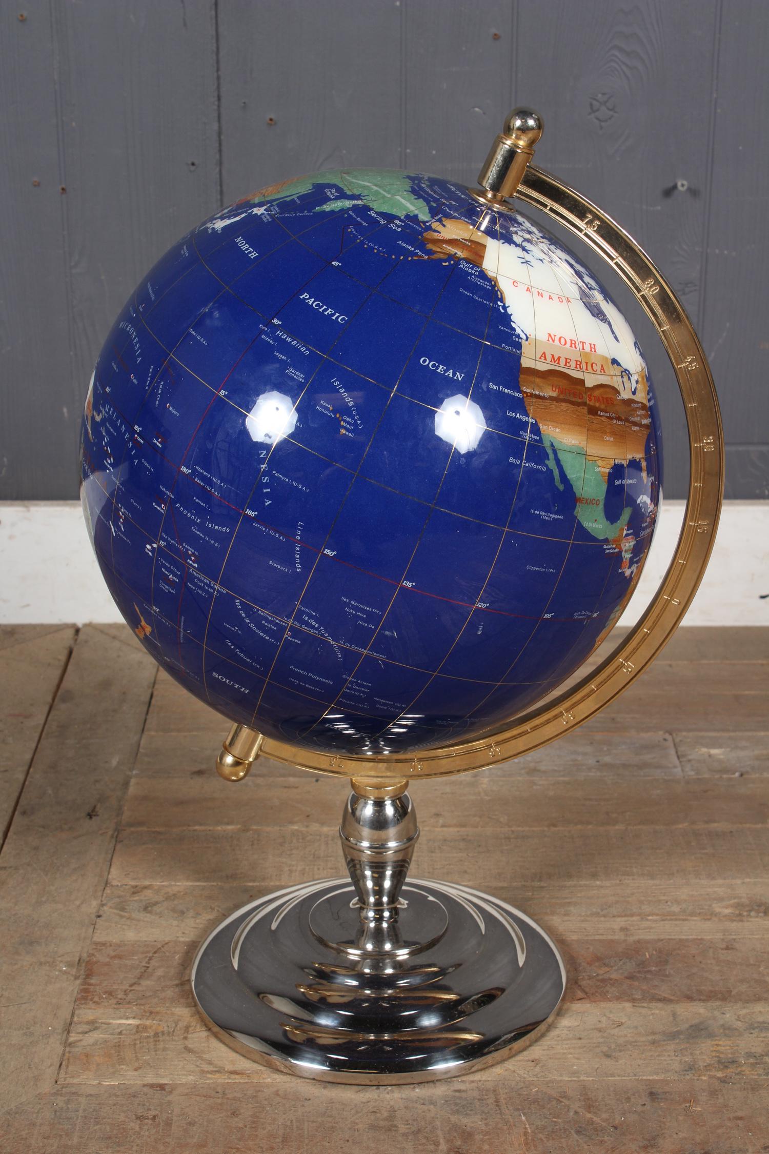Semi-Precious Stone Globe (1 of 5)