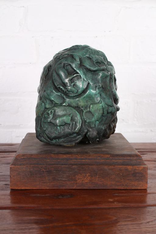 Todd Dupre Bronze Sculpture "The Hide" (1 of 6)