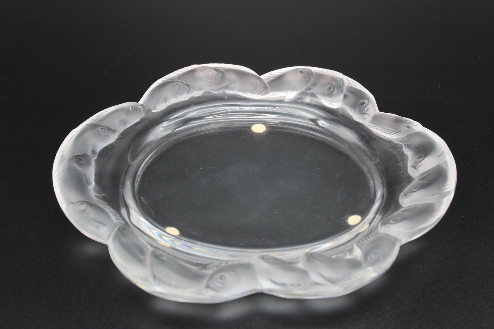 Lalique Crystal Piriac Oval Platter (1 of 3)