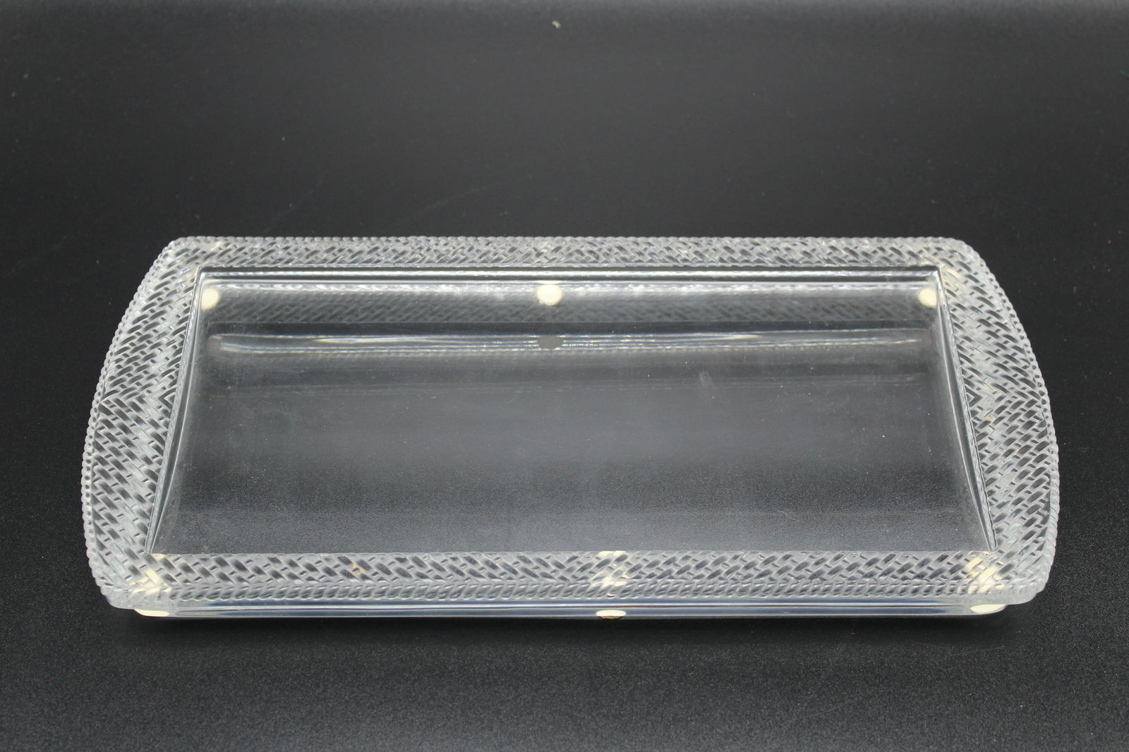 Lalique Crystal Bangkok Cake Plate (1 of 4)