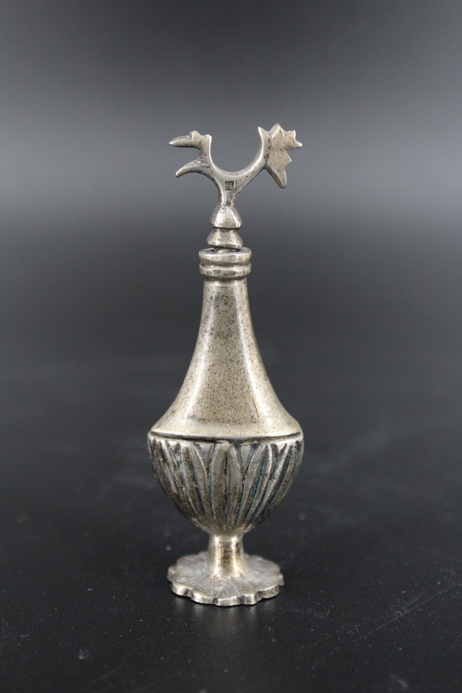 Egyptian 800 Silver Perfume Bottle (1 of 6)