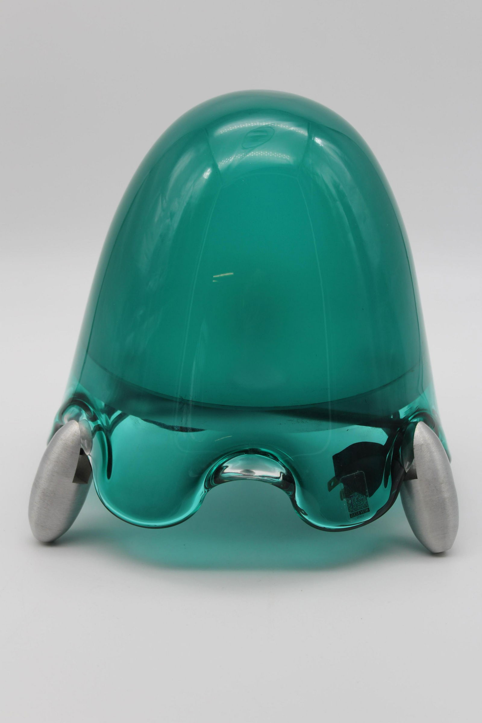 MOTI Italian Art Glass Table Lamp Chrome Base (1 of 7)