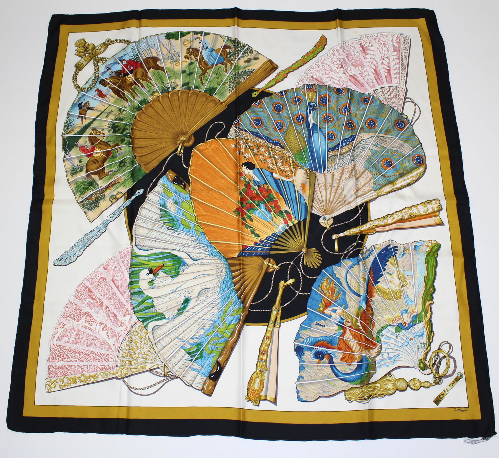 Hermes Paris Silk Scarf Brise de Charme (1 of 5)