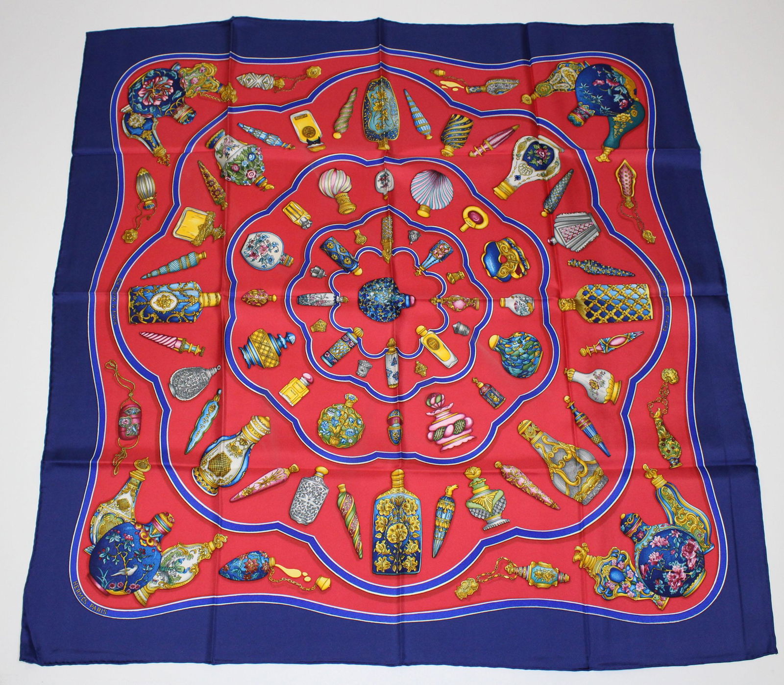 Hermes Paris Qu' Importe le Flacon Silk Scarf (1 of 6)