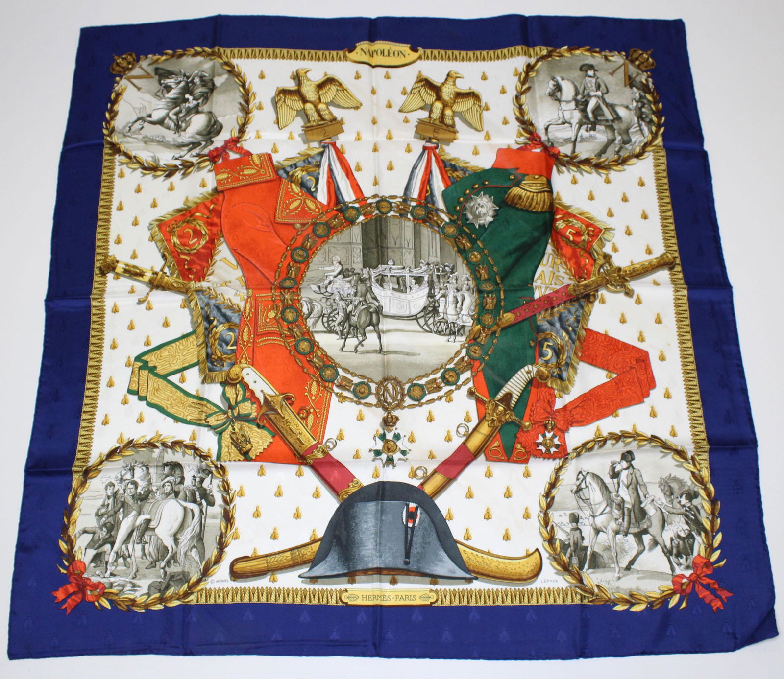 Hermes Paris Napoleon Silk Scarf (1 of 7)