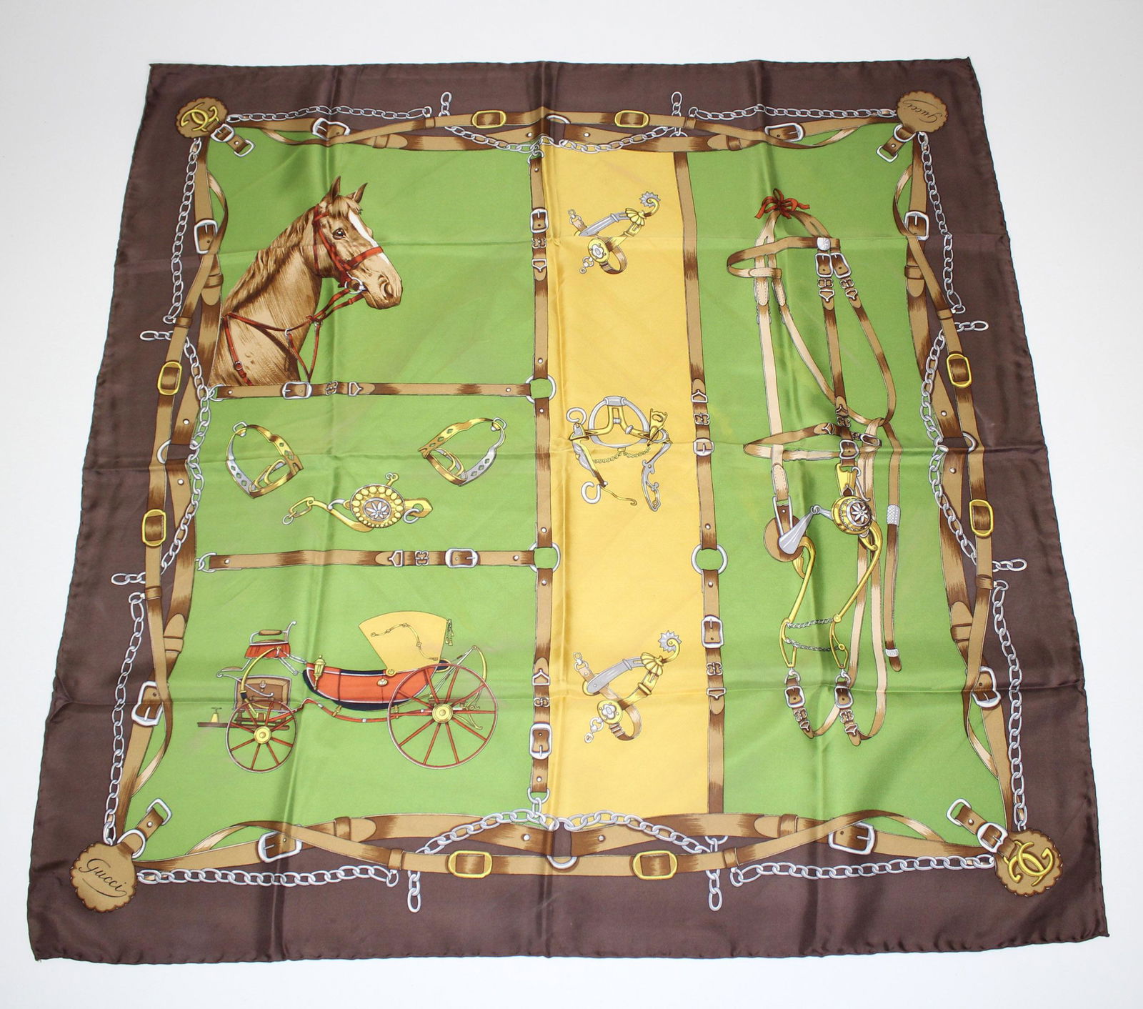 Gucci Equestrian Silk Scarf (1 of 5)