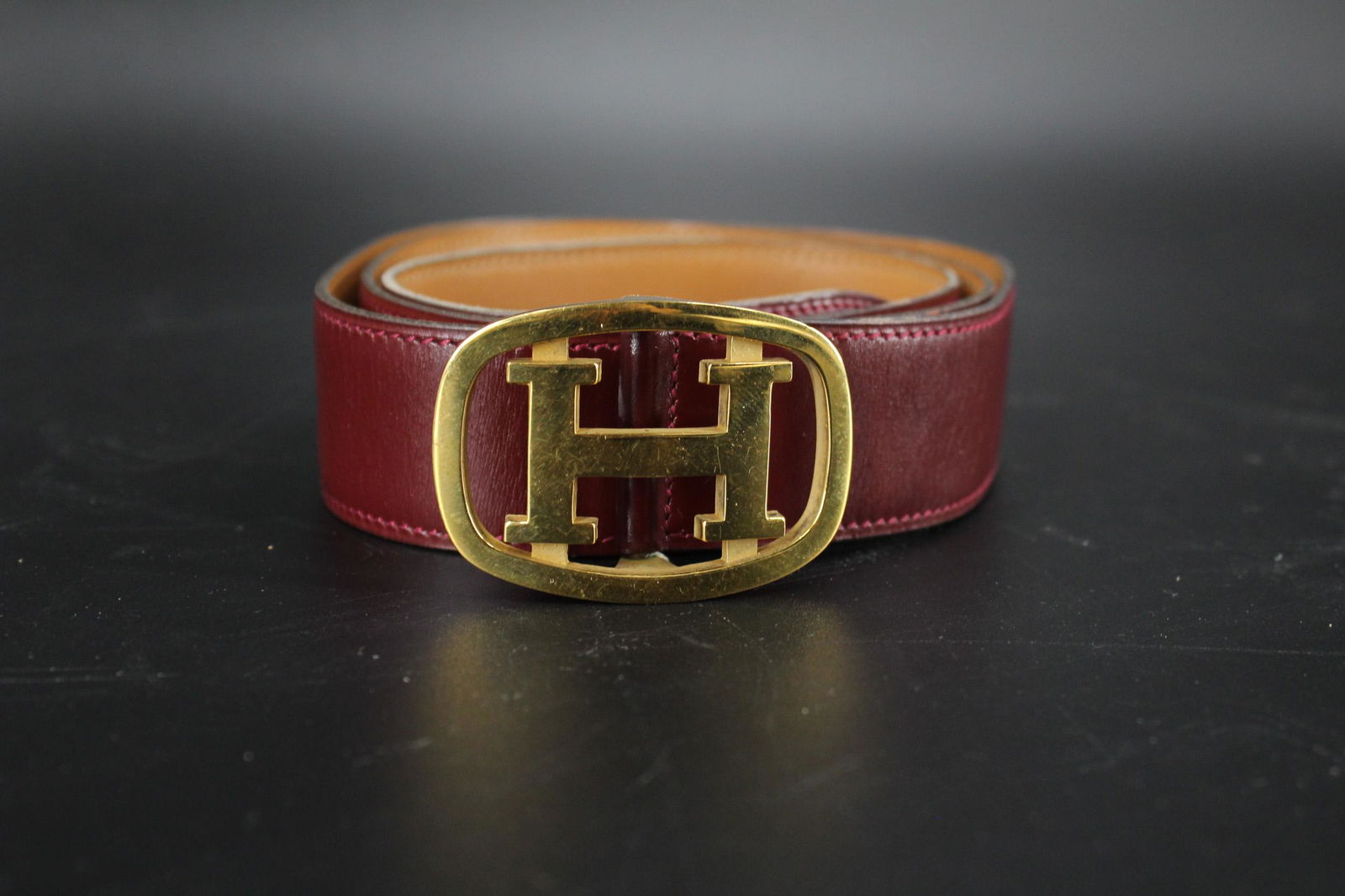 Hermes Leather Reversible Belt (1 of 4)