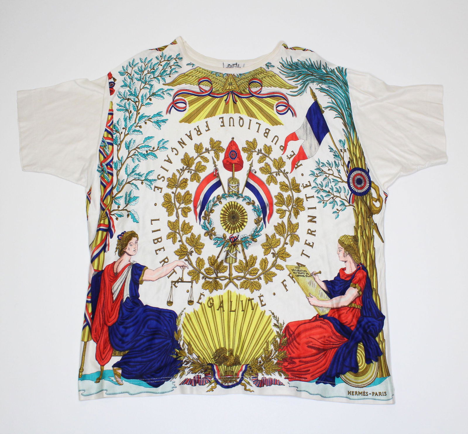 Hermes Print Shirt Liberte Egalite Fraternite (1 of 4)