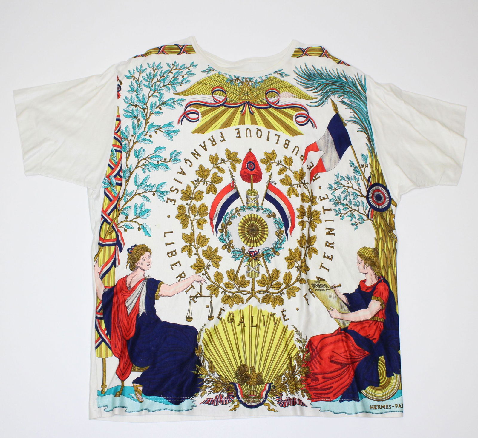 Hermes Print Shirt Liberte Egalite Fraternite (1 of 4)