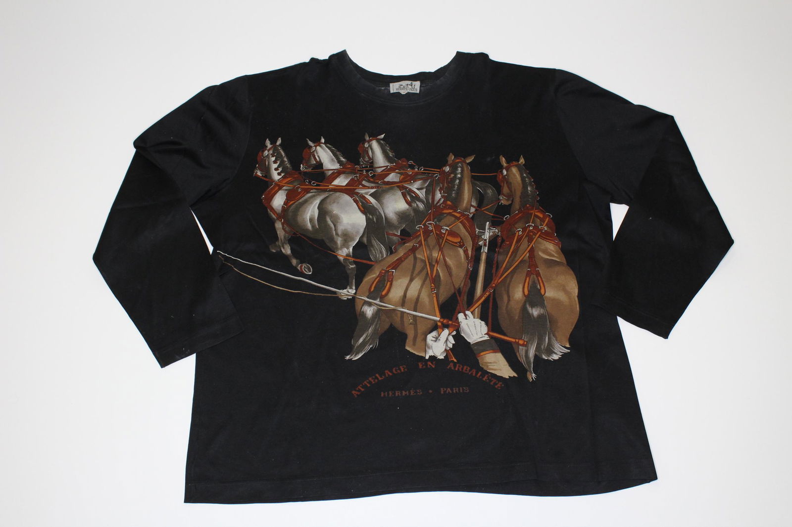 Hermes Attelage en Arbalete Print Shirt (1 of 5)