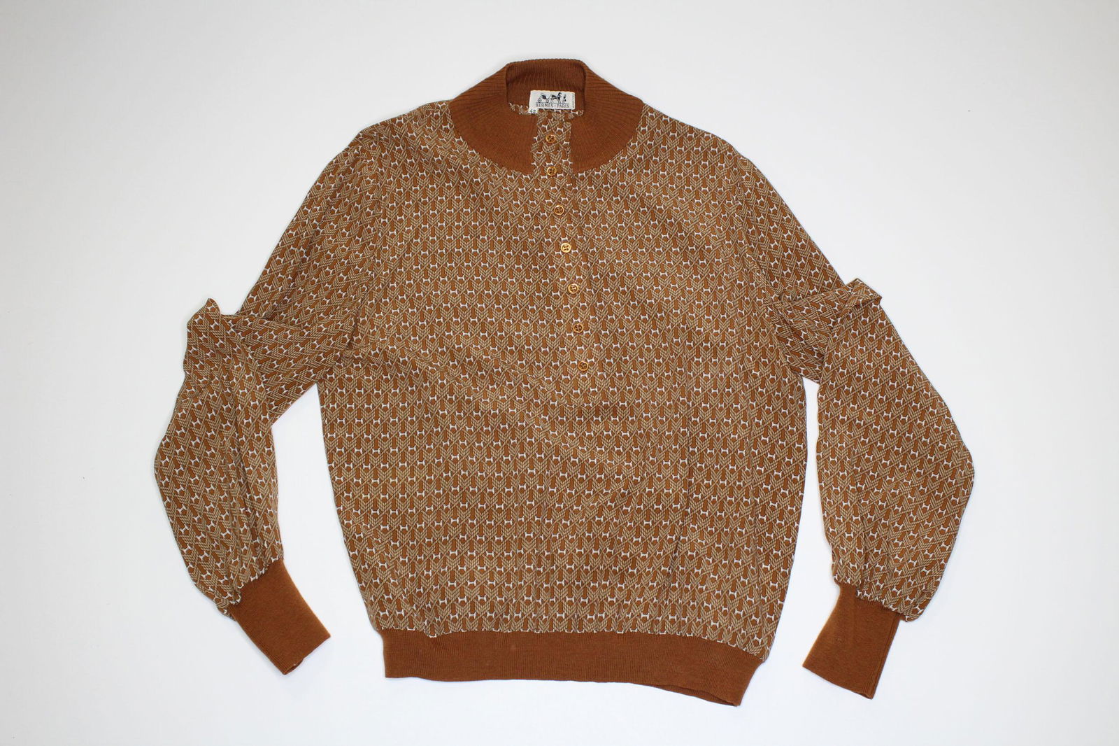 Hermes Silk Long Sleeve Shirt (1 of 3)