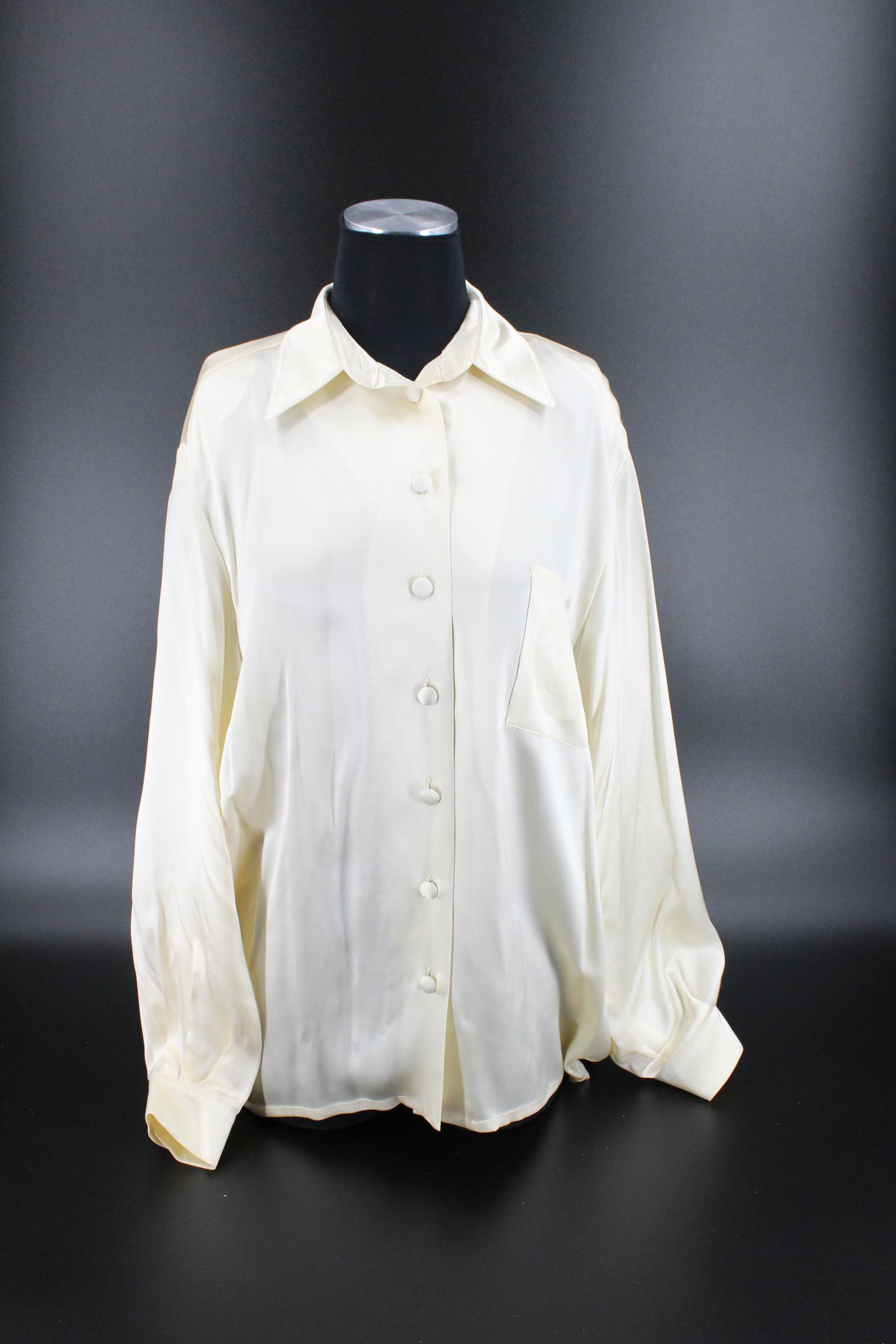 Hermes Silk Long Sleeve Shirt (1 of 6)