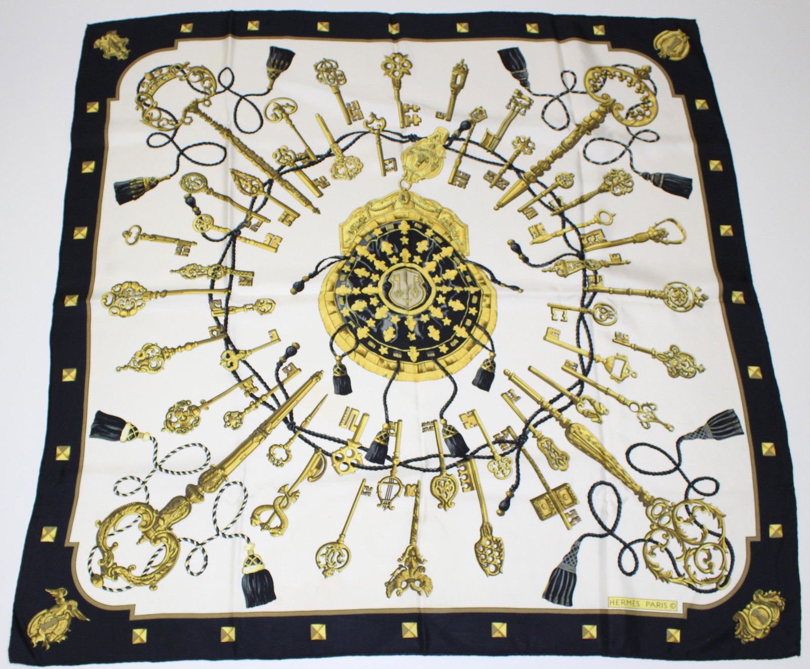 Hermes Paris Silk Scarf Les Cles (1 of 4)