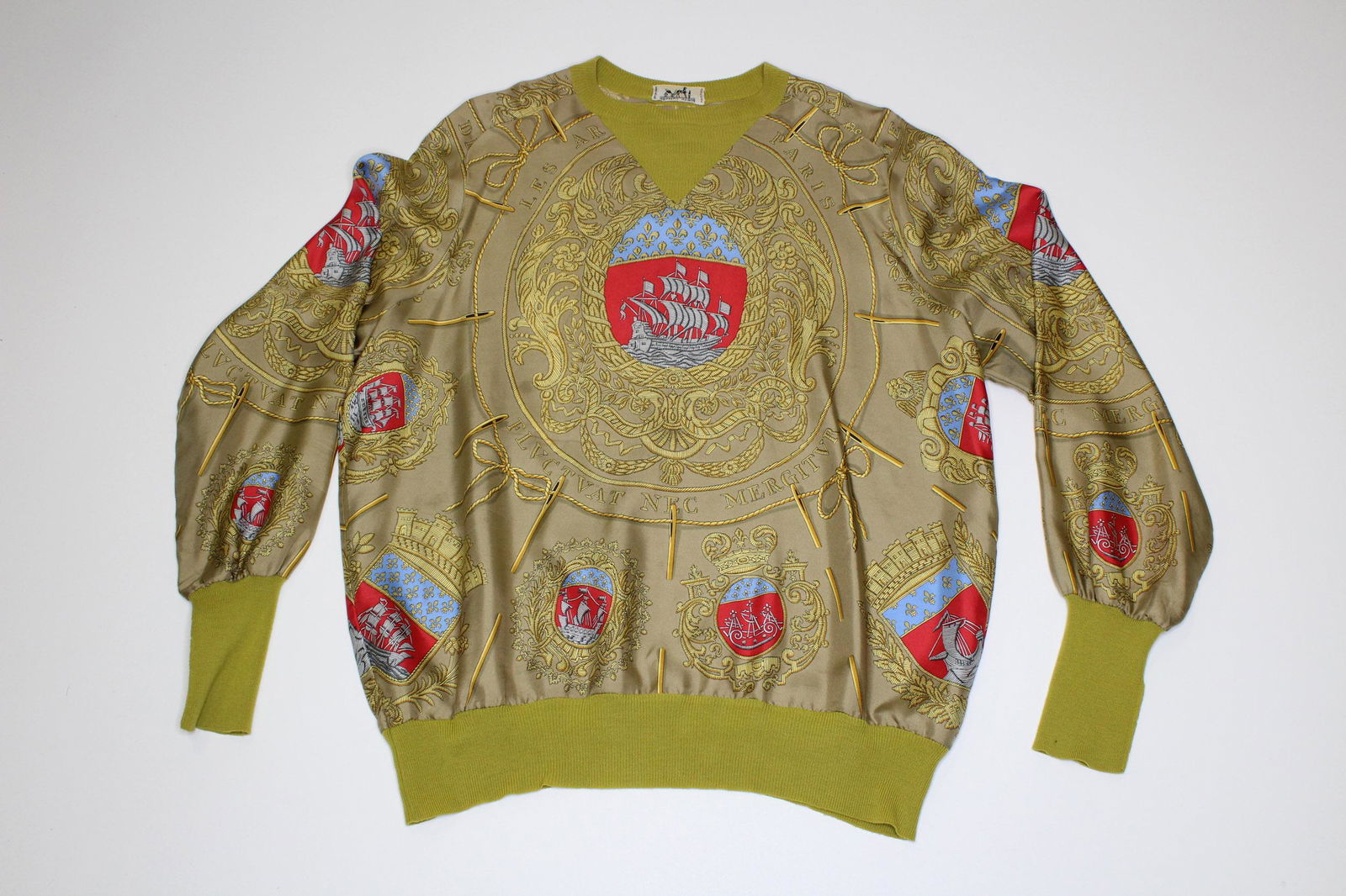 Hermes Les Armes de Paris Silk Shirt (1 of 4)