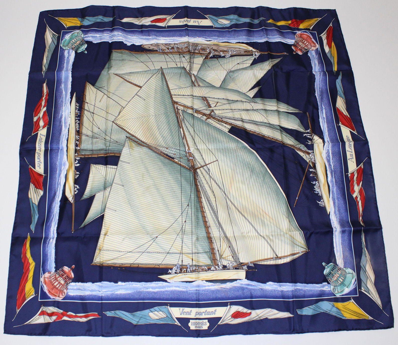 Hermes Silk Scarf Vent Portant (1 of 6)