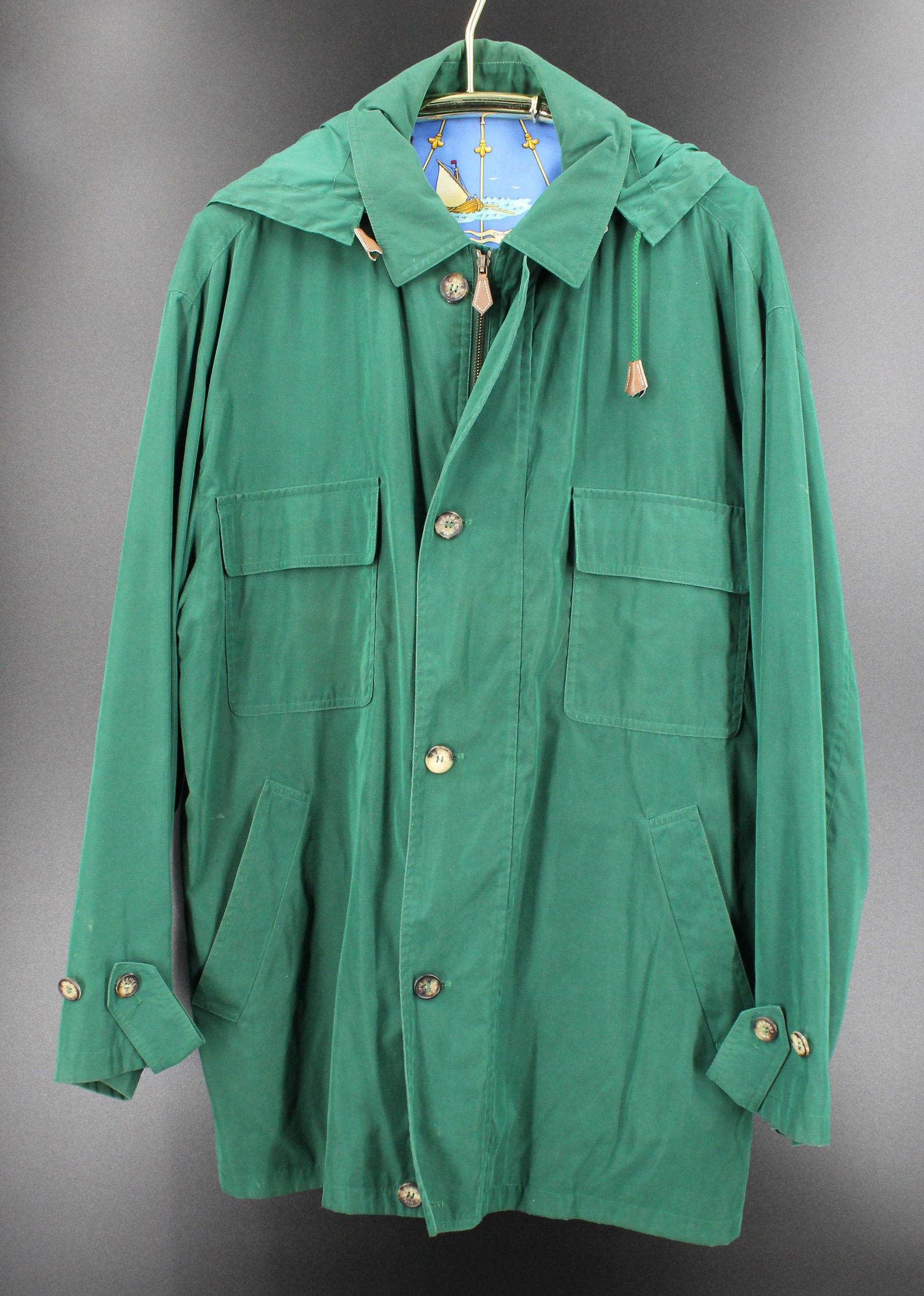 Hermes Green Hooded Jacket (1 of 5)
