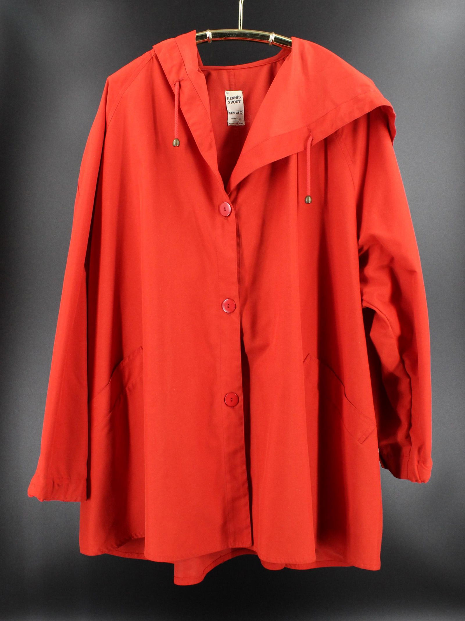 Hermes Red Hooded Jacket (1 of 3)