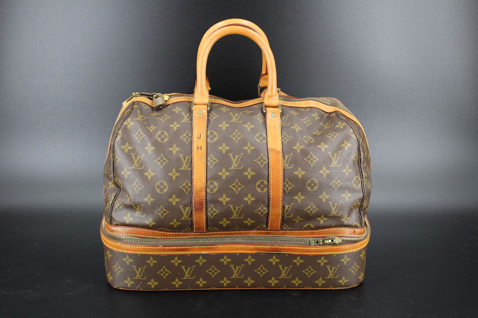 Louis Vuitton Monogram Canvas Leather Boston Bag (1 of 12)