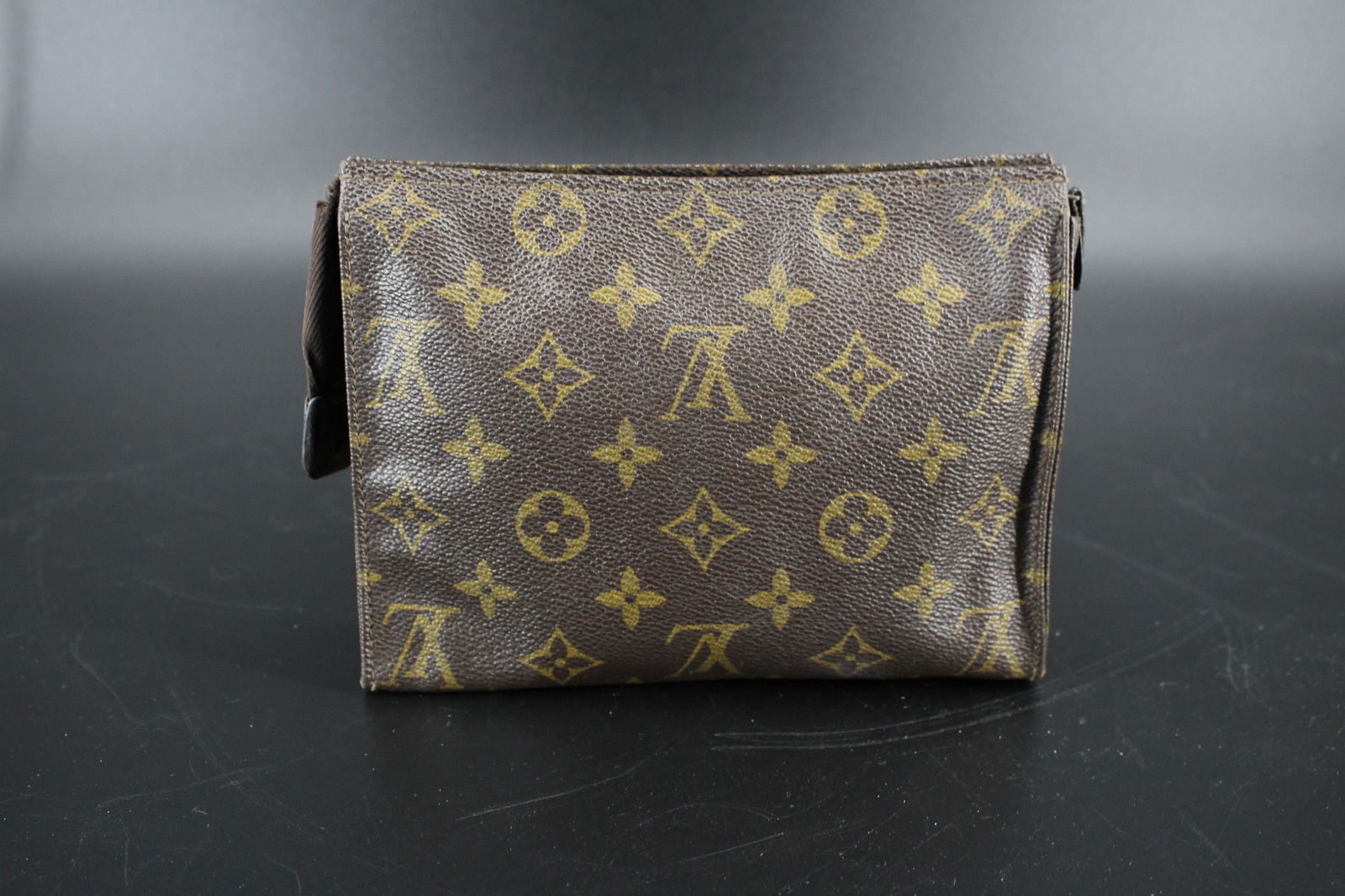 Louis Vuitton Monogram Canvas Leather Cosmetic Bag (1 of 5)