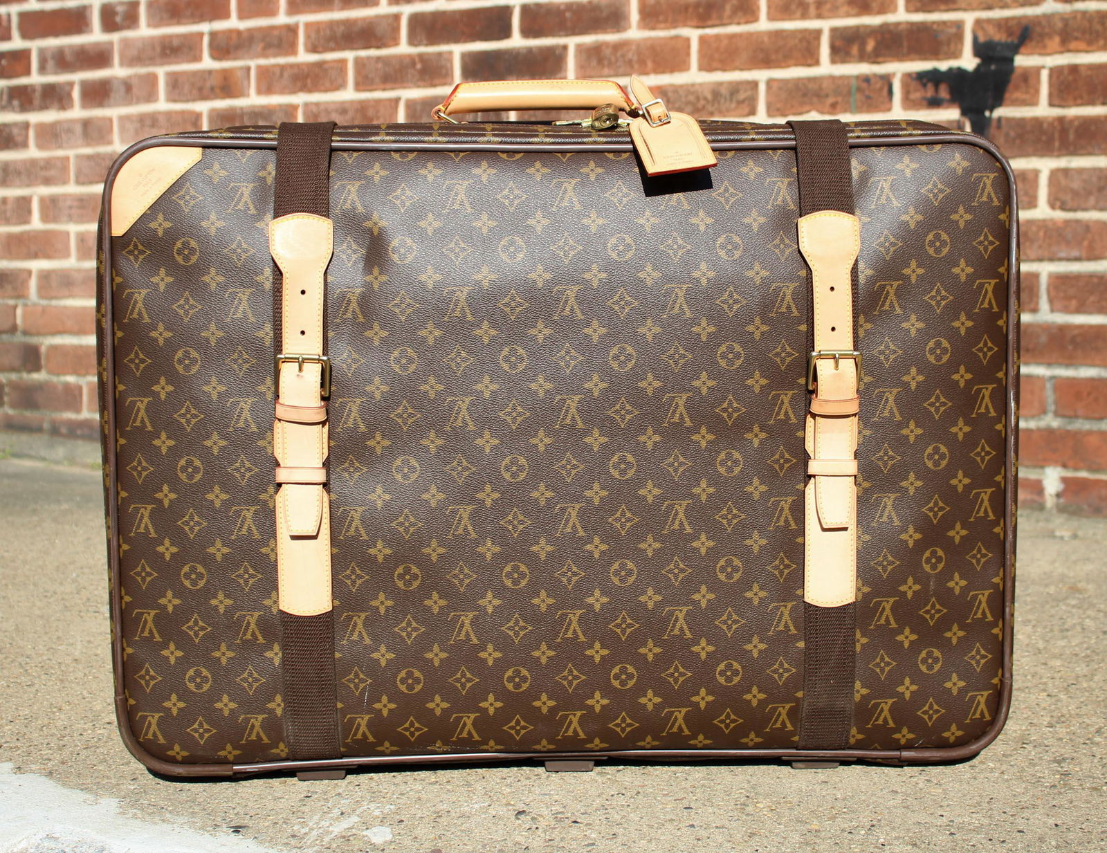Louis Vuitton Monogram Canvas Leather Suitcase (1 of 11)