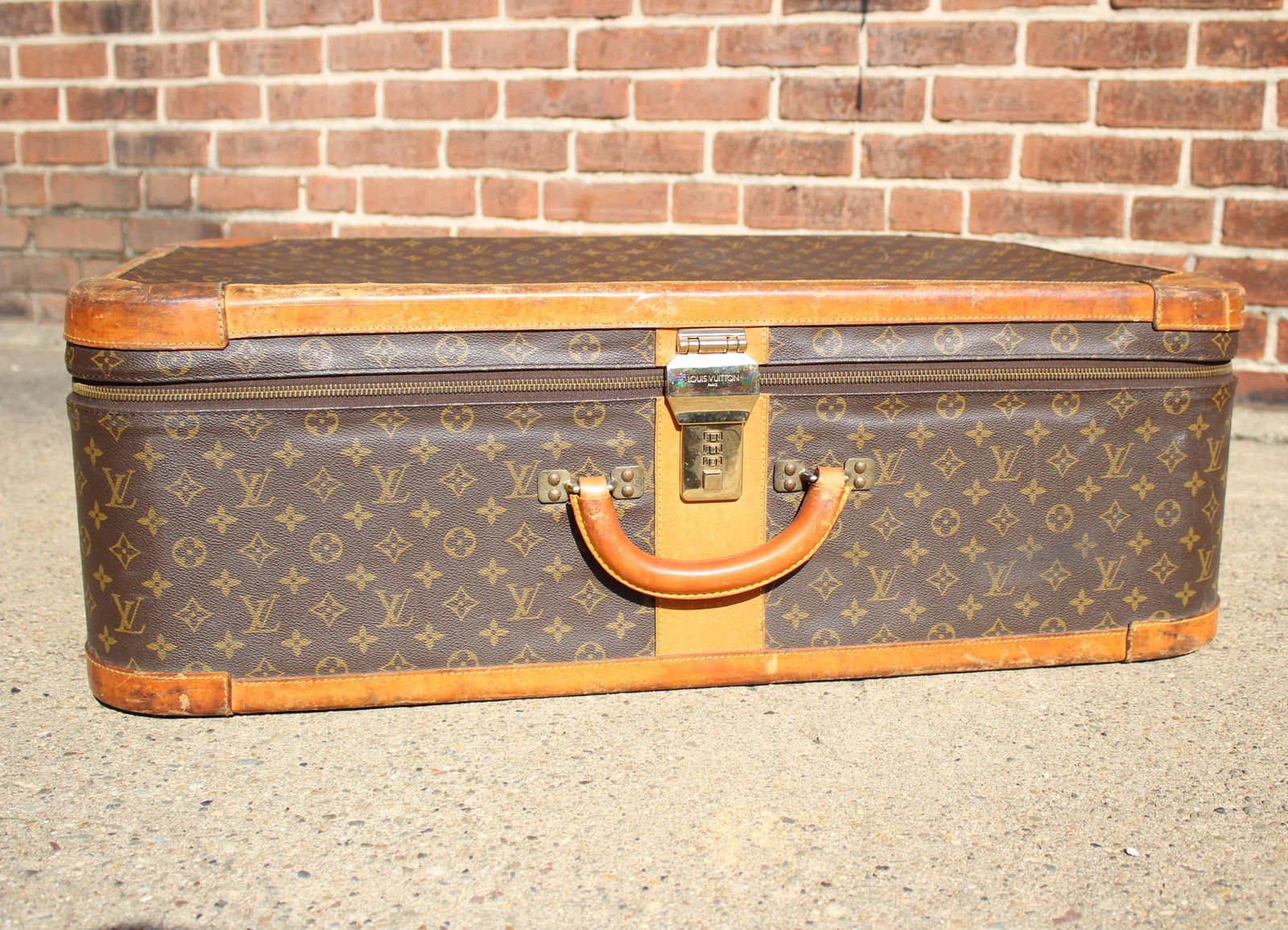 Louis Vuitton Monogram Canvas Leather Suitcase (1 of 18)