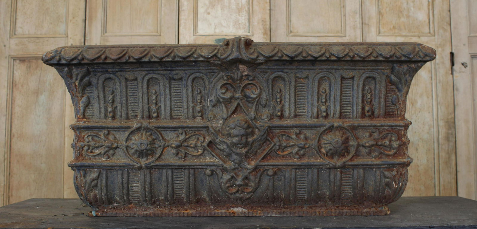 Regency Style Cast Iron Garden Planter (1 of 4)