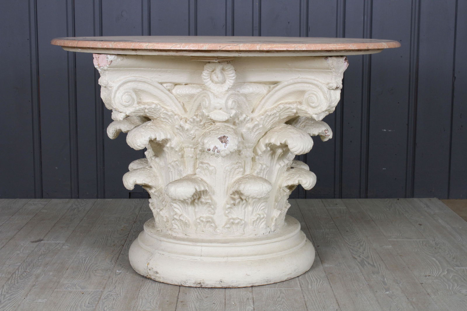 Architectural Corinthian Capital Center Table (1 of 3)