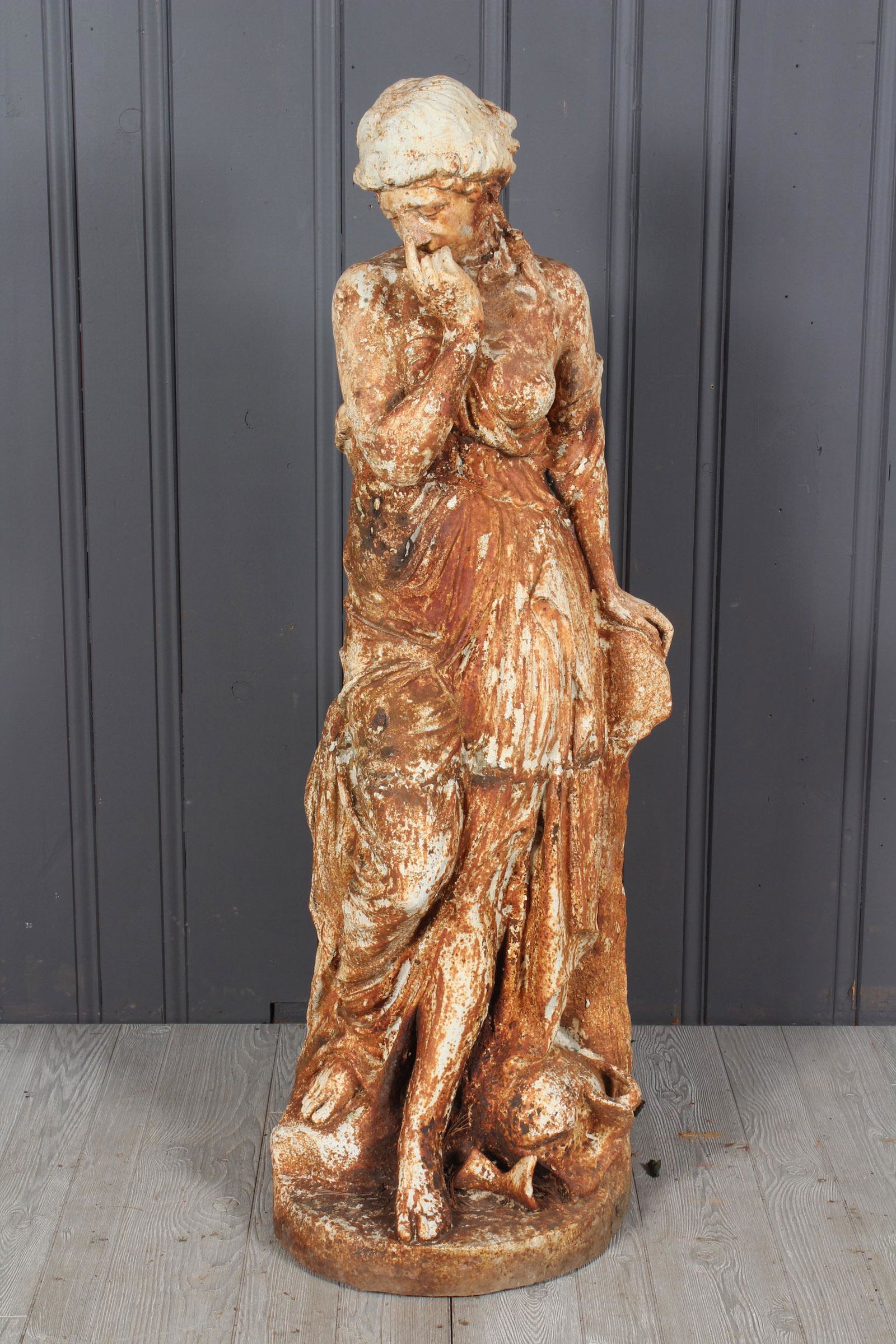 Cast Iron Rebecca at the Well Garden Ornament (1 of 4)