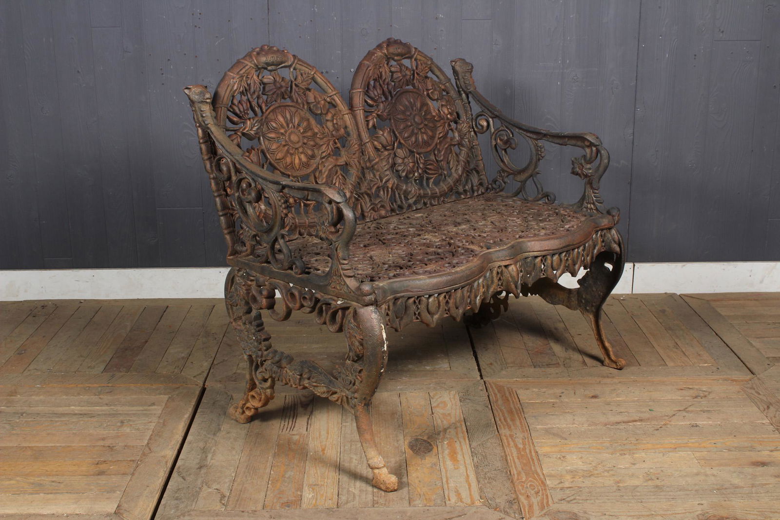 Cast Iron Autumn Bench (1 of 6)