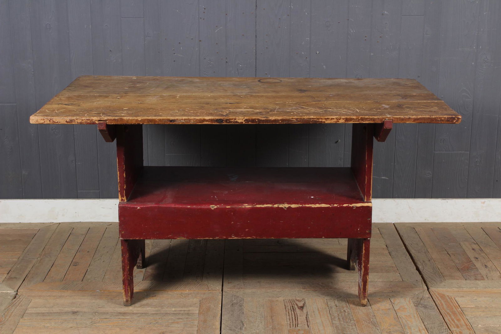 Antique Rustic Hutch Table (1 of 5)