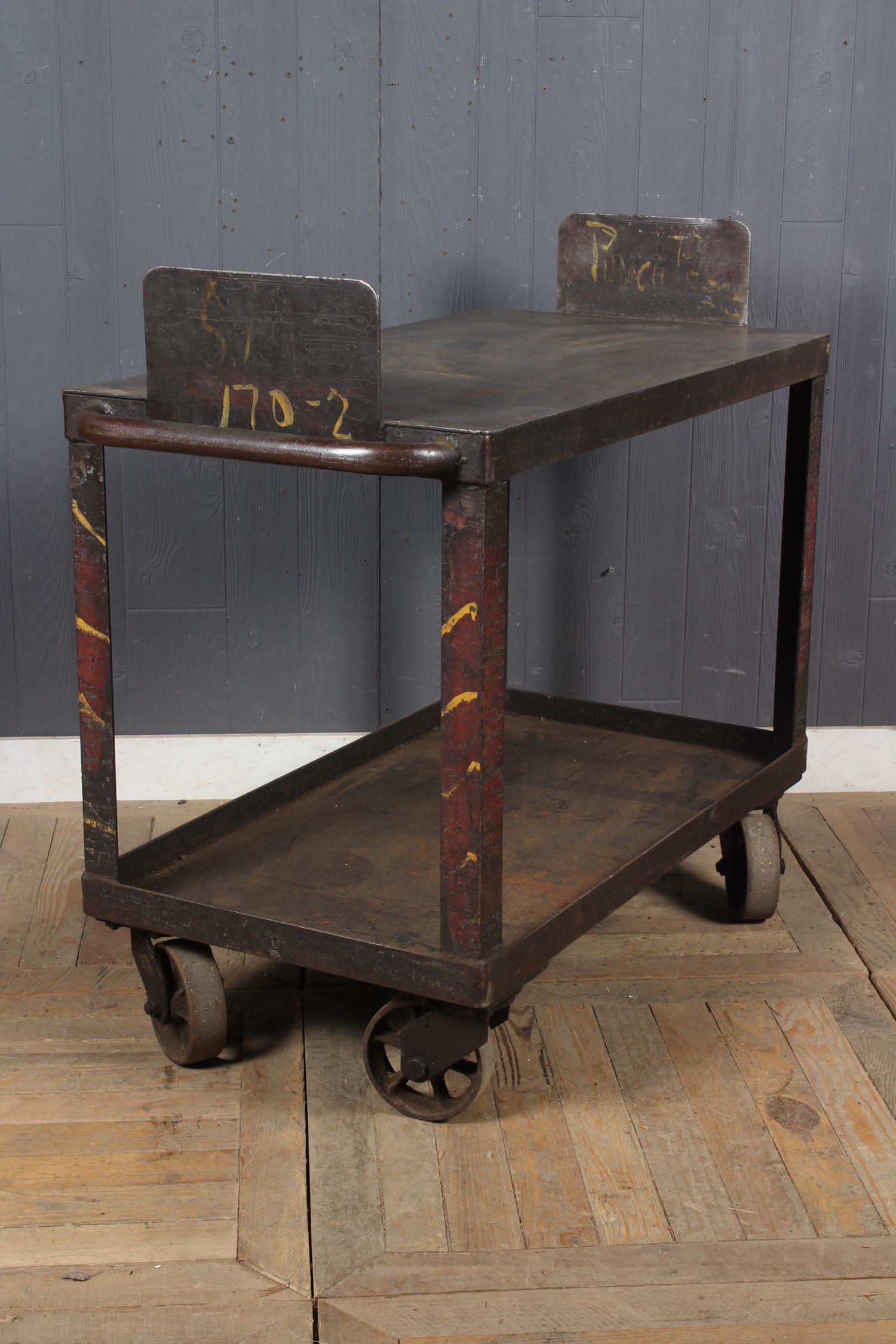 Industrial 2 Tier Rolling Cart (1 of 4)