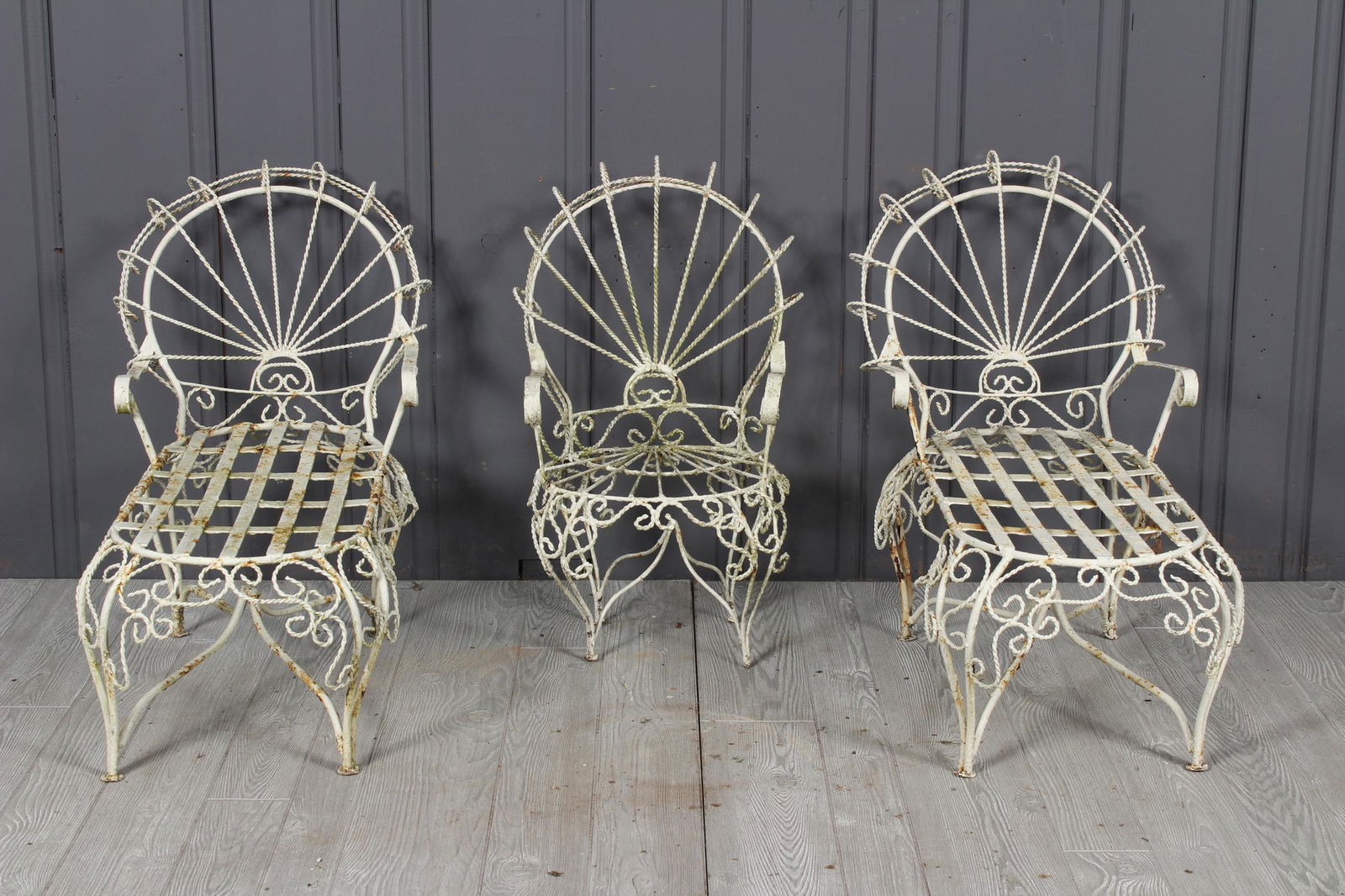 2 Child Sized Wirework Chaise Lounges and Armchair (1 of 6)