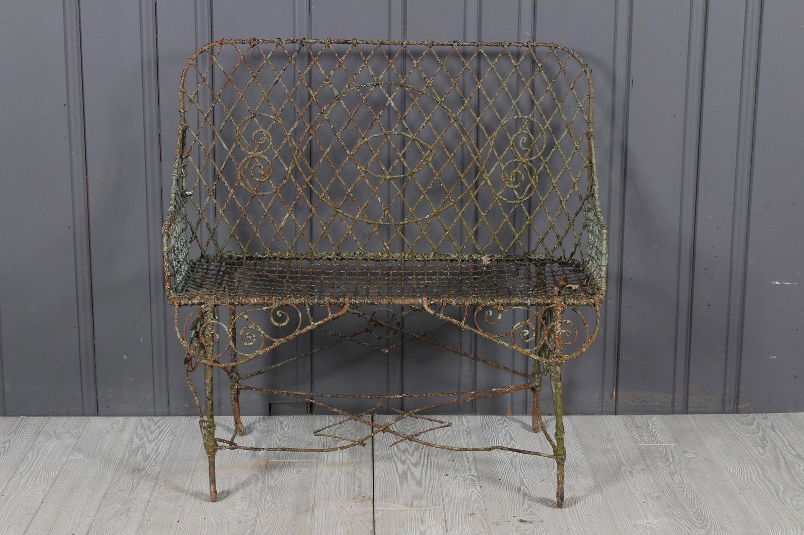 19th C French Wirework Settee (1 of 5)