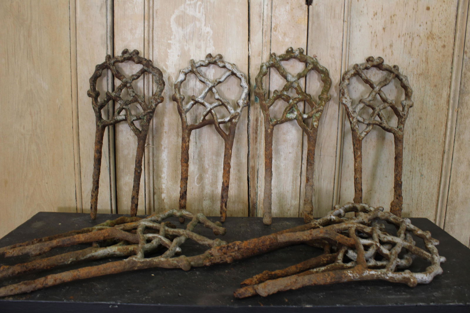 Antique Cast Iron Garden Edging (1 of 3)