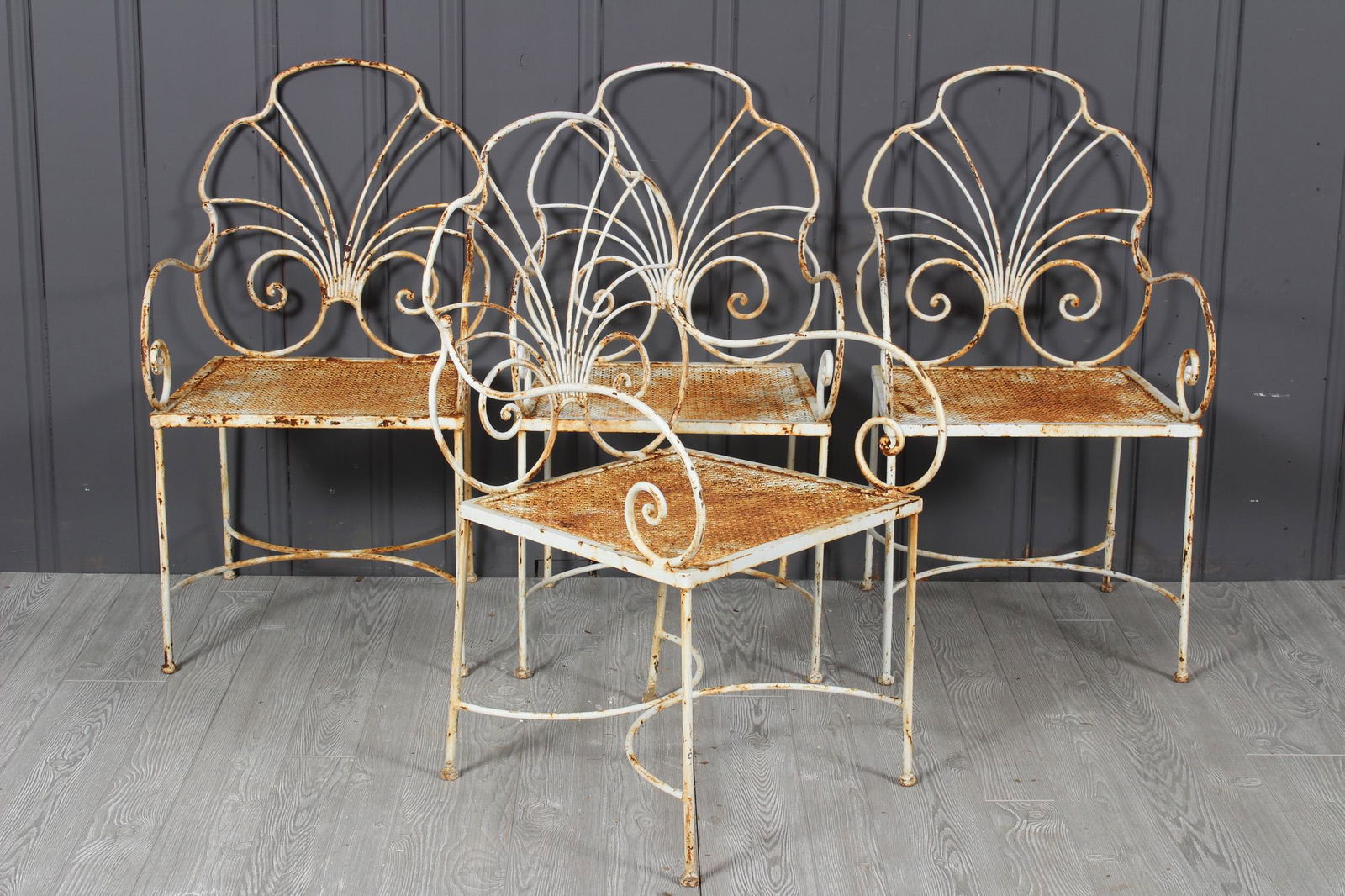 4 Shellback Wirework Garden Chairs (1 of 5)