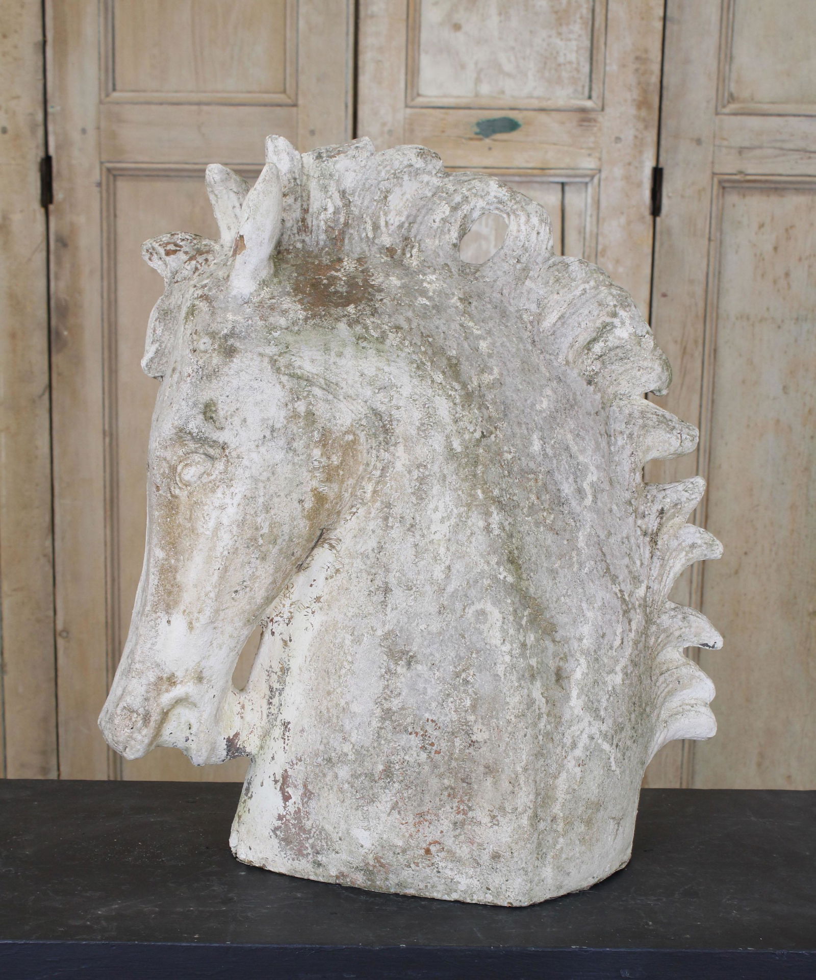 Stylized Terracotta Horse Head Sculpture (1 of 7)