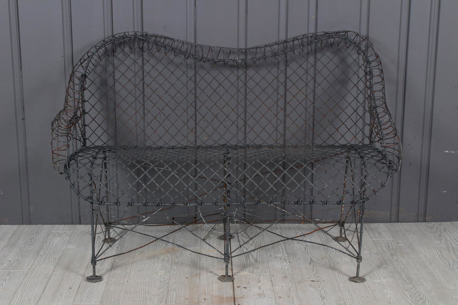 Victorian Style Wirework Settee (1 of 5)