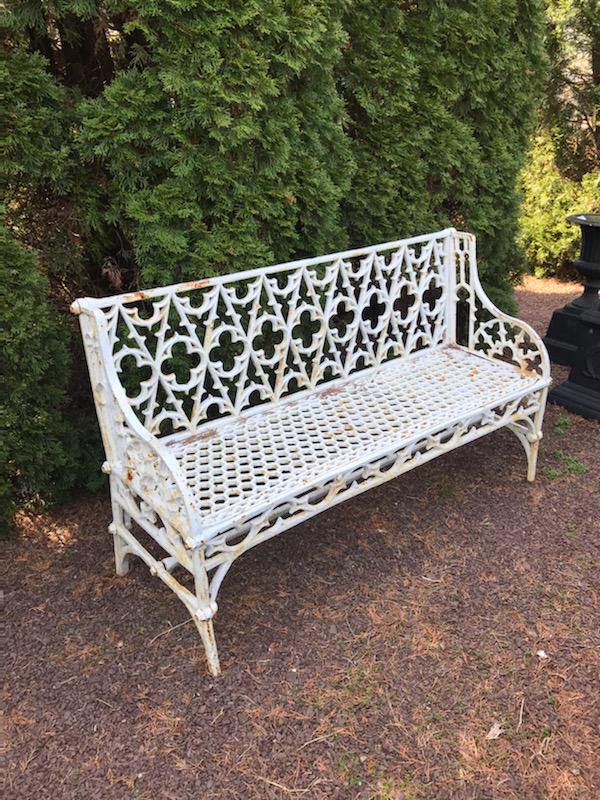 Gothic Style Cast Iron Garden Bench (1 of 9)