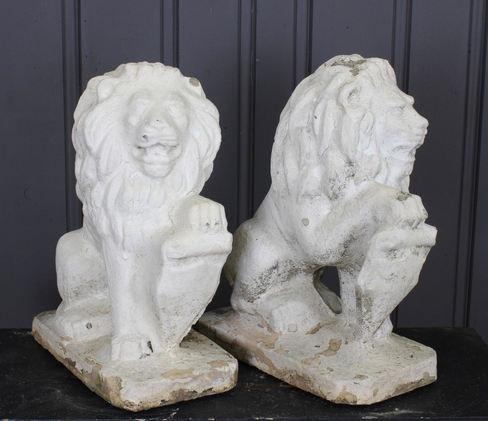 Cast Stone Entry Lions (1 of 8)