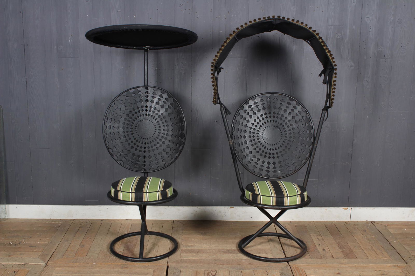 Pair Studio Modern Garden Canopy Chairs (1 of 4)