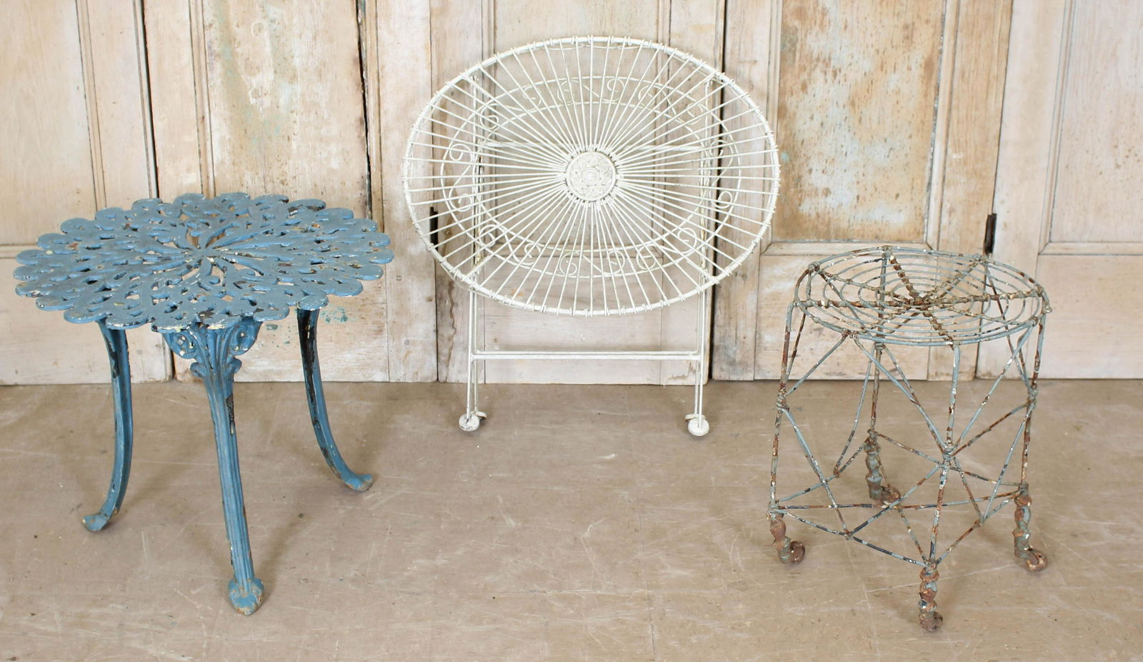 Lot of 3 Garden Tables (1 of 7)