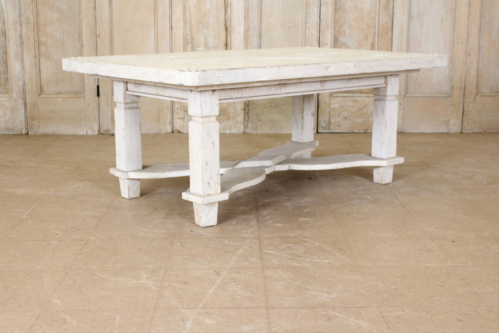 Guild Master Labeled Outdoor Coffee Table: Guild Master Labeled Coffee Table. Size: 23.5" x 57" x 37.5"