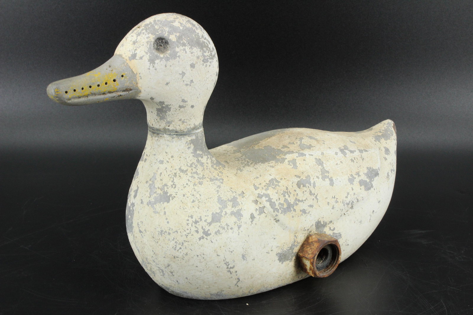 Painted Aluminum Duck Lawn Sprinkler: Painted Aluminum Duck Lawn Sprinkler. Size: 9" H x 14.5" W x 5.5" D.