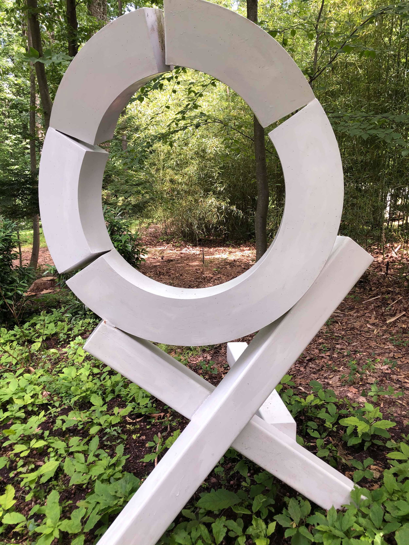Studio Garden Sculpture: Studio Garden Sculpture. Welded steel. Size: 90" x 55" x 66"