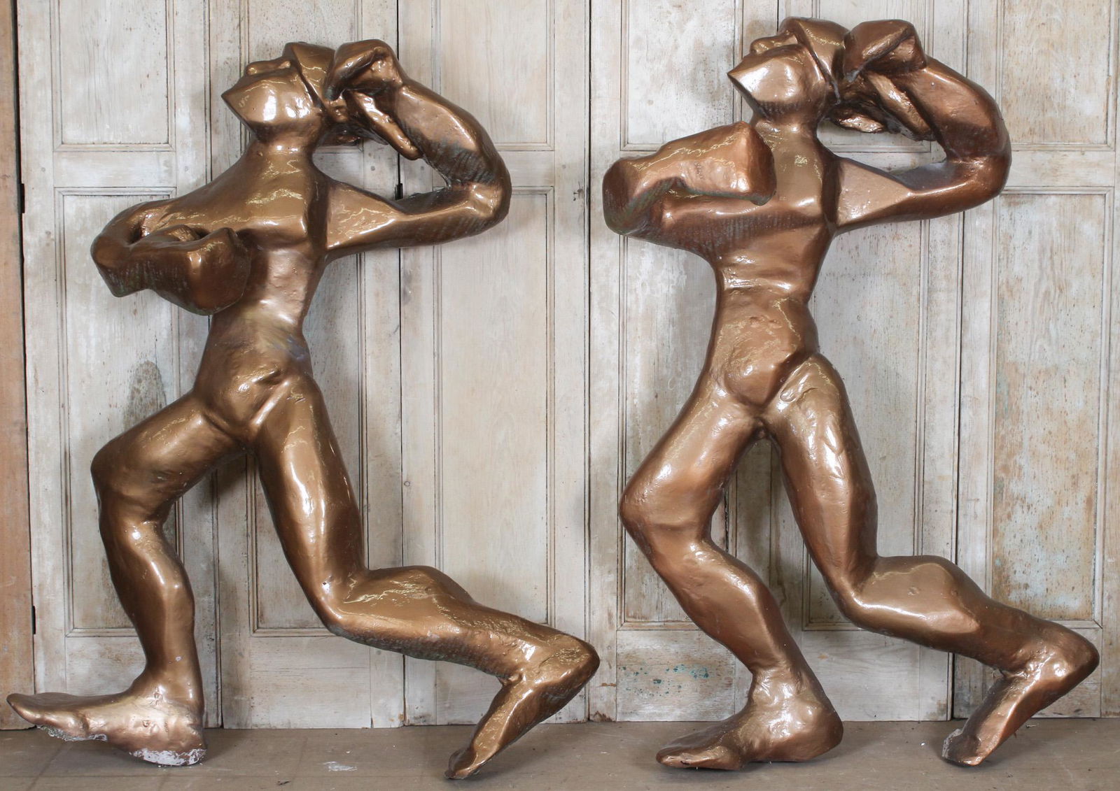 Pair Composition Synchronized Figural Sculptures (1 of 5)