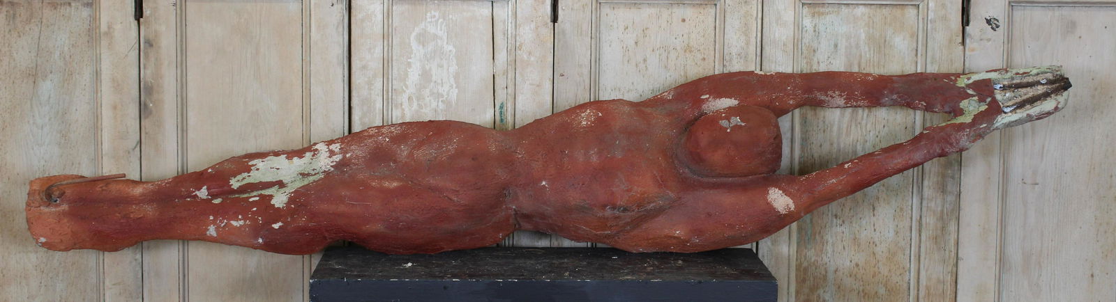 Studio Composition Pendant Diver Form Sculpture: Studio Composition Pendant Diver Form Sculpture. Size: 92" H x 17" W x 10" D