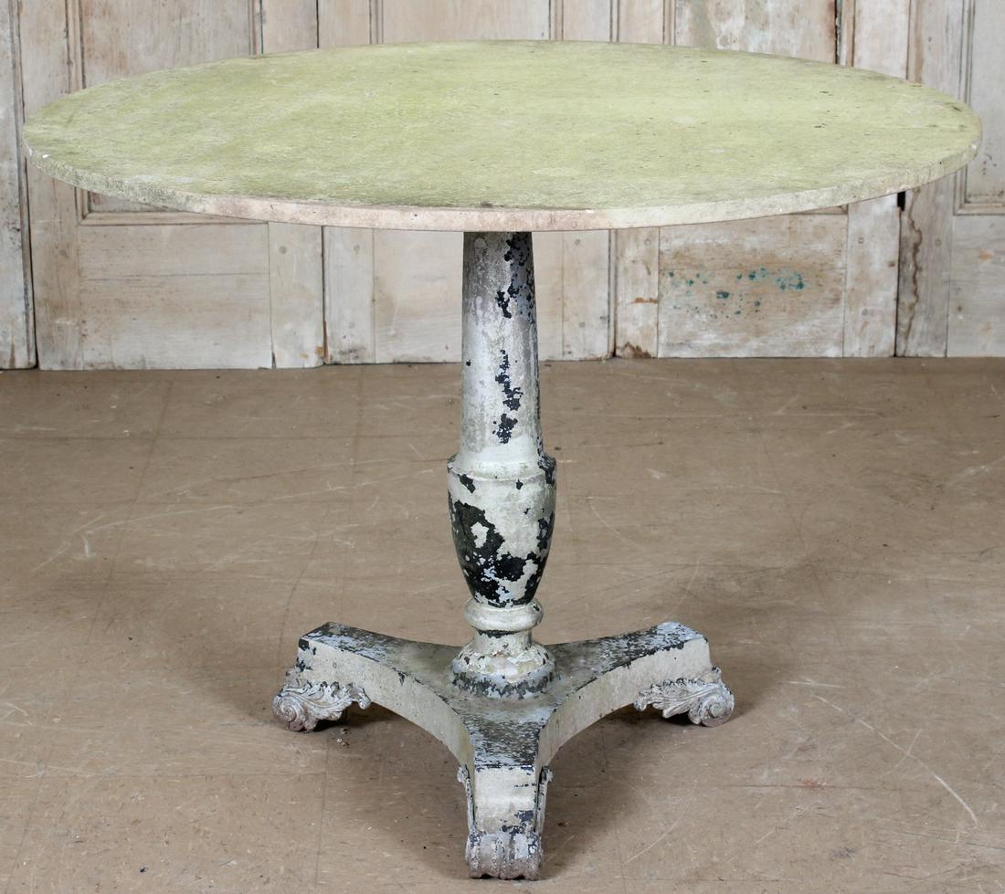 Marble Top Garden Table (1 of 5)