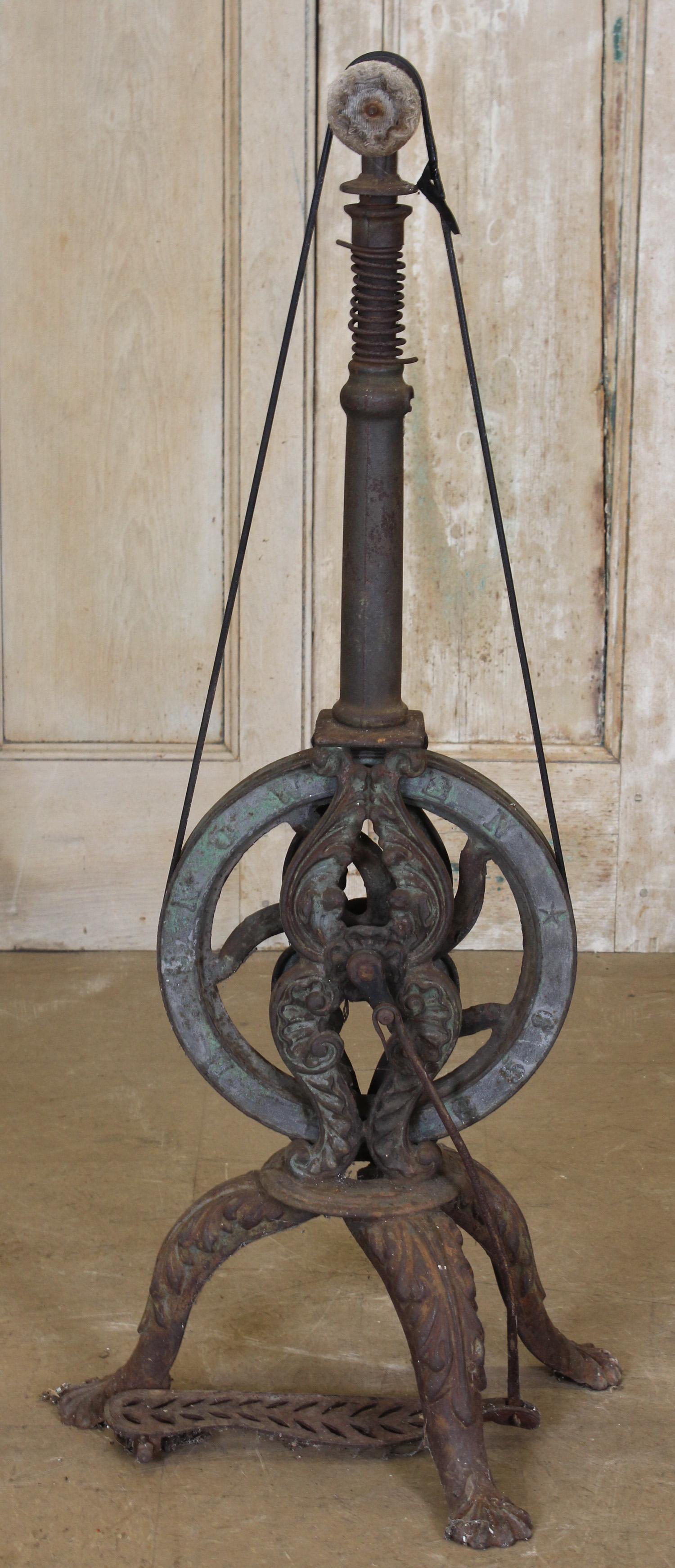 Antique Treadle Power Silversmith Polishing Stand (1 of 7)