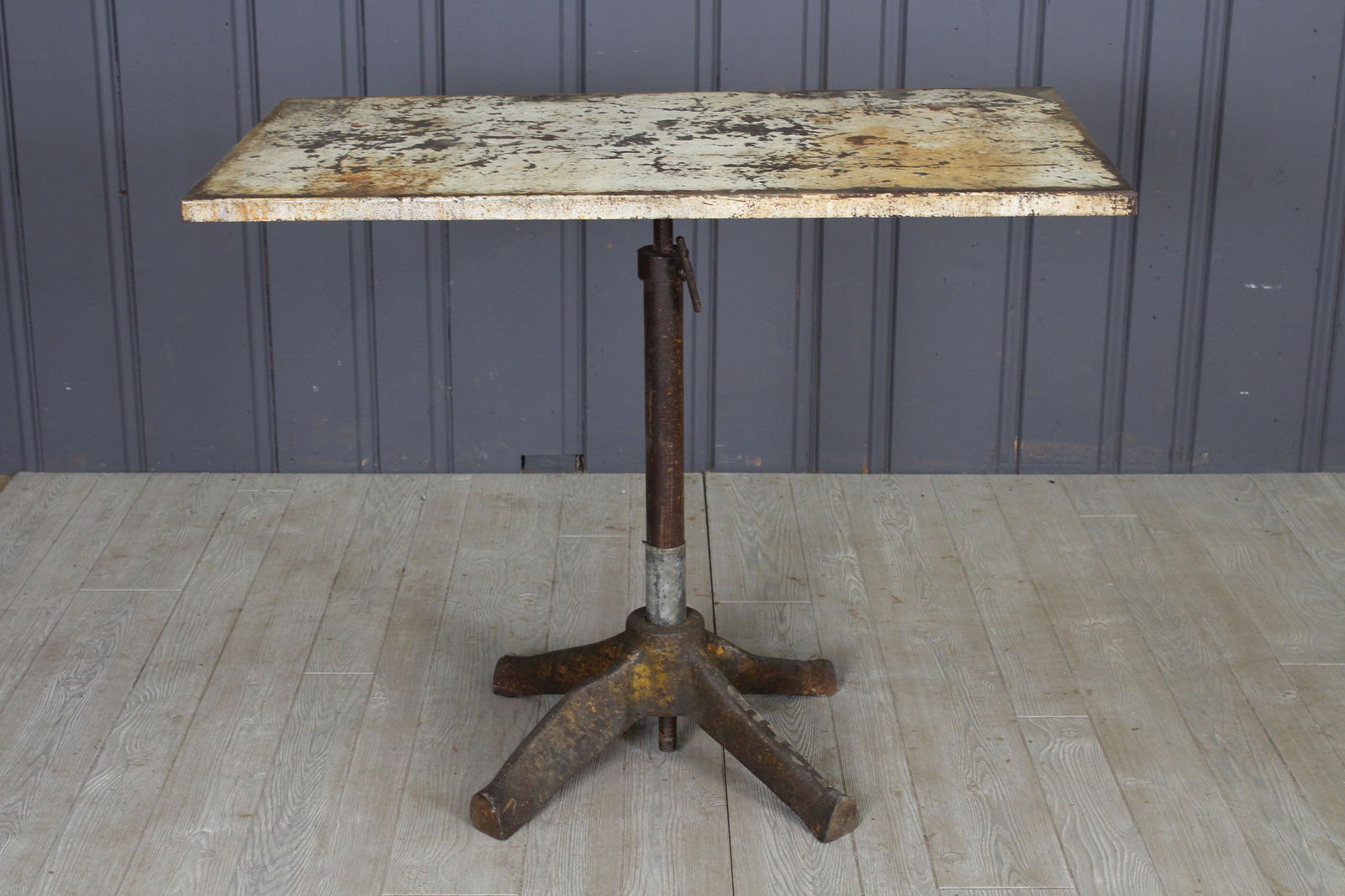 Early 20th C. Industrial Mechanical Metal Console (1 of 6)